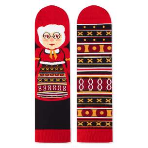 Arty Socks чорапи с Баба Марта - Черен