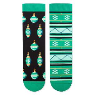 Arty Socks șosete cu Globuri de Crăciun - Negru