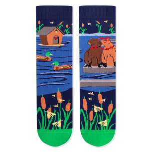 Arty Socks чорапи Влюбени Капибари - Тъмносин