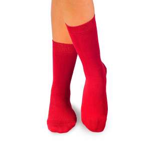 Chaussettes Bambou Rouge