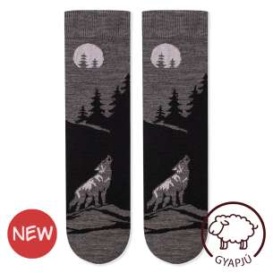 Arty Socks gyapjú zokni - Farkas