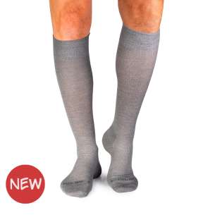 3/4 Компресивни чорапи от Мерино Вълна - Сив