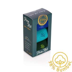 Cutie cu 3 perechi de șosete din 98% Bumbac - Clasice