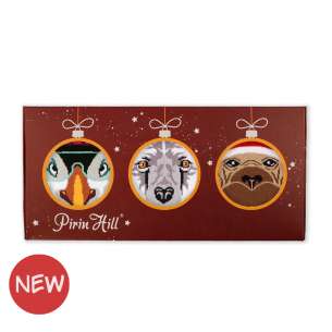 Cutie cu 3 perechi de șosete din bambus Crăciunul Polar