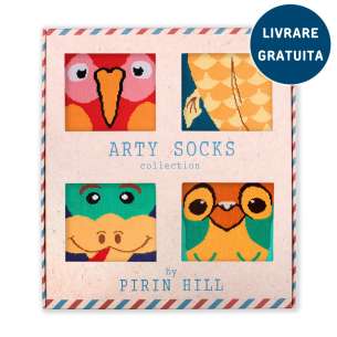 Cutie cu 4 perechi de șosete Arty Socks Junglă