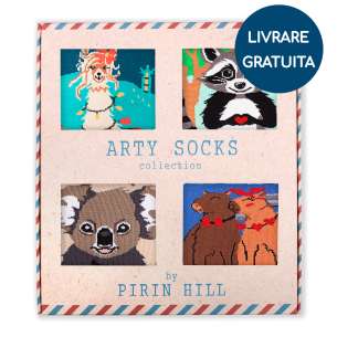 Cutie cu 4 perechi de șosete Arty Socks Animale Îndrăgostite