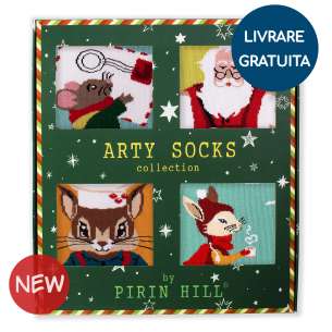 Cutie cu 4 perechi de șosete Arty Socks Poveste de Crăciun