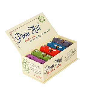 Coffret 5 paires Bambou fin Abeilles