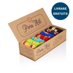 Cutie Lux cu 7 perechi de șosete din Bumbac Mexico