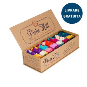 Cutie Lux cu 7 perechi de șosete din Bumbac cu Pensule