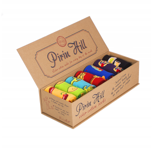 Κουτί Πολυτελείας με 7 ζευγάρια κάλτσες από Βαμβάκι Μεξικό