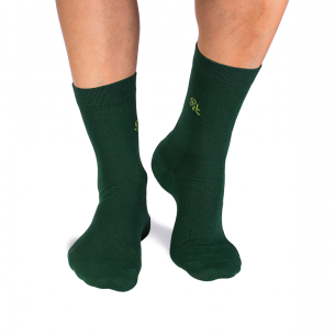 Chaussettes Coton pur Vert foncé