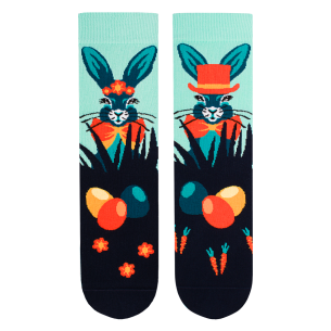 Arty Socks чорапи с Великденски Заек - Тъмносин