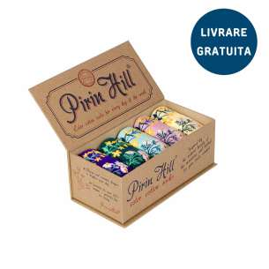 Cutie Lux cu 5 perechi de șosete Fine din Bambus cu Ierburi