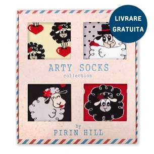 Cutie cu 4 perechi de șosete Arty Socks Oiță Îndrăgostită