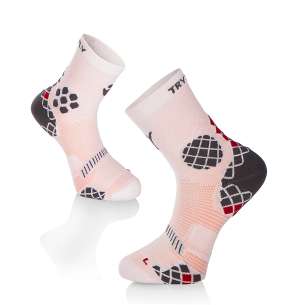 Chaussettes Compression Blanc - Gris