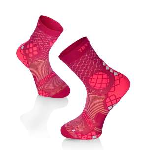 Chaussettes Compression Rose